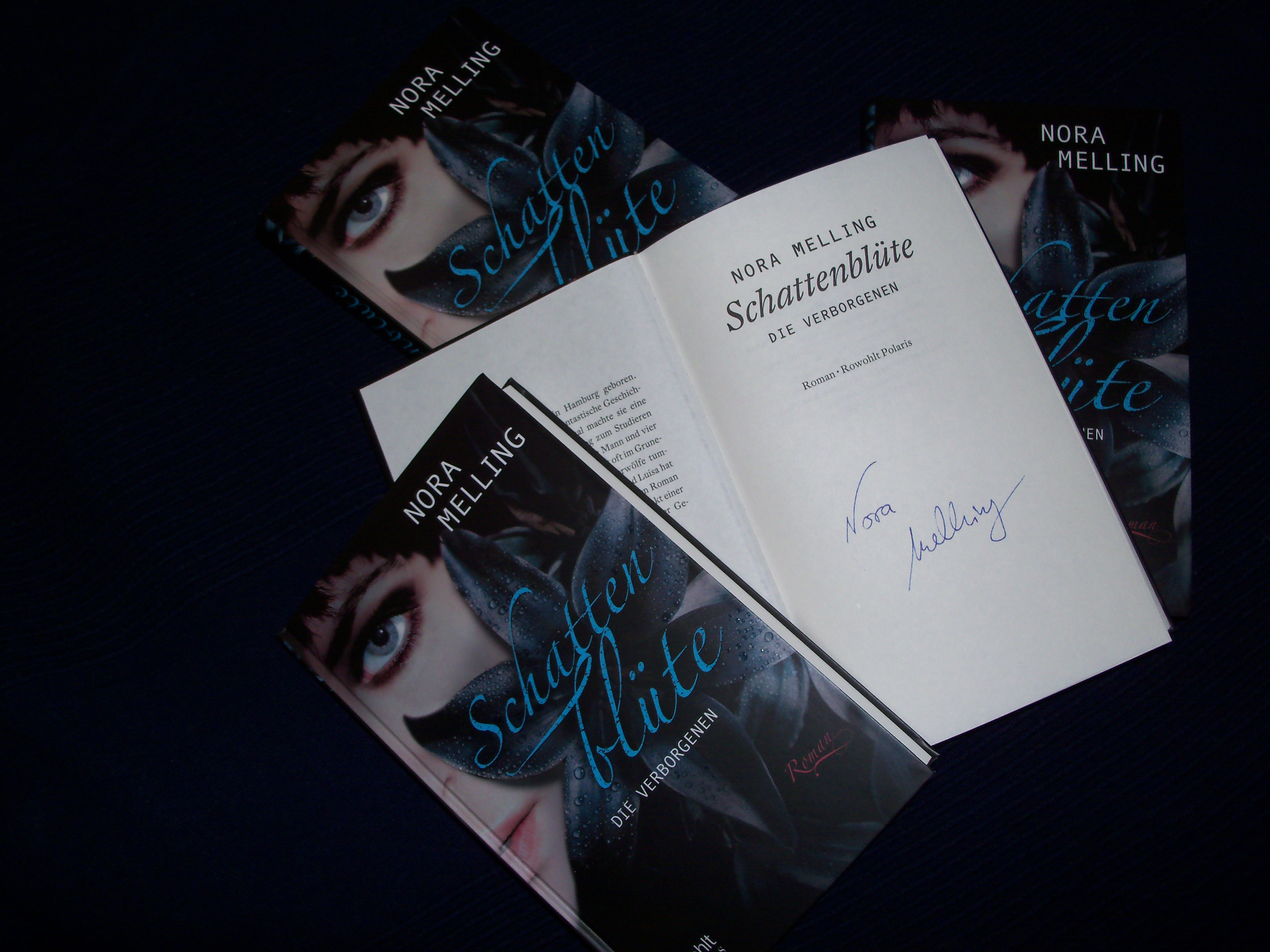 Signierte Schattenblüten Signierte Bücher